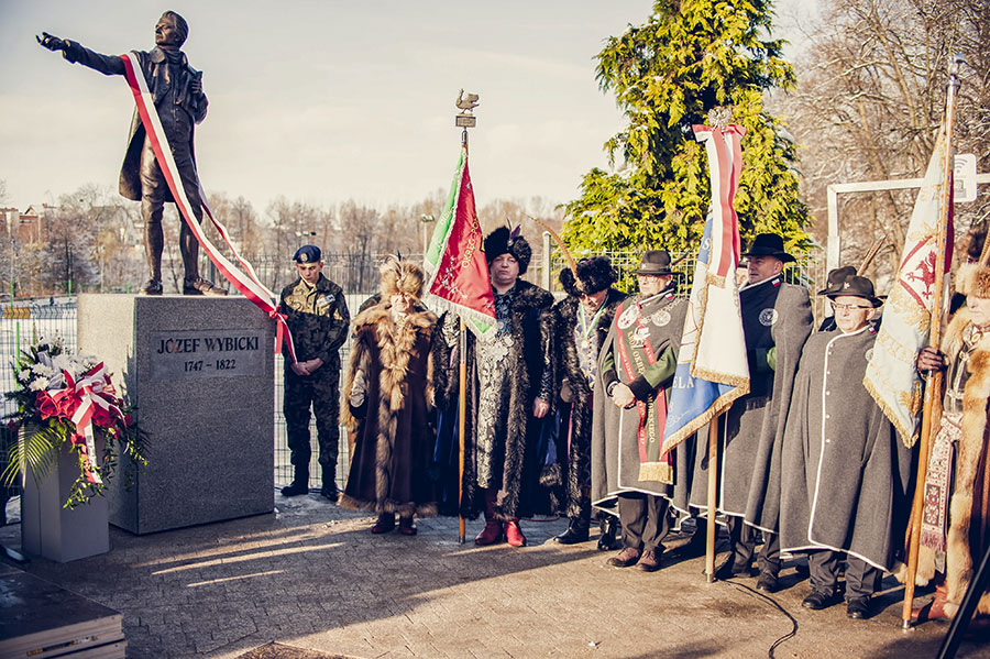25.11.2023 Odsłonięcie pomnika J. Wybickiego w Skarszewach